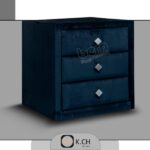 پاتختی سه کشو قاب‌دار